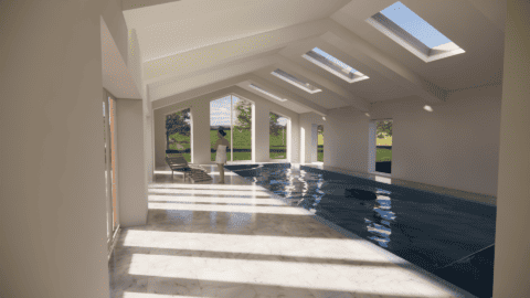 Swimming pool extension