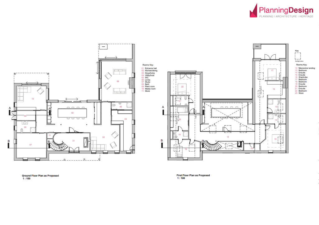 Planning & Design Practice - Approved Floor plans for Former Kennels