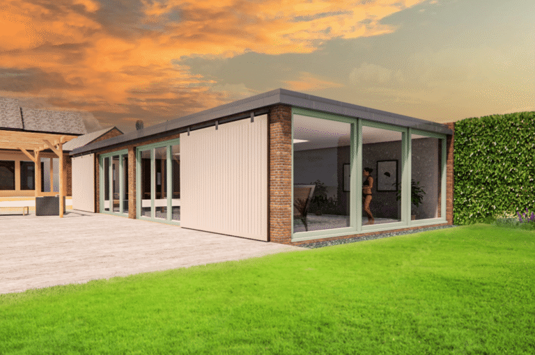 Planning consent for farmhouse swimming pool