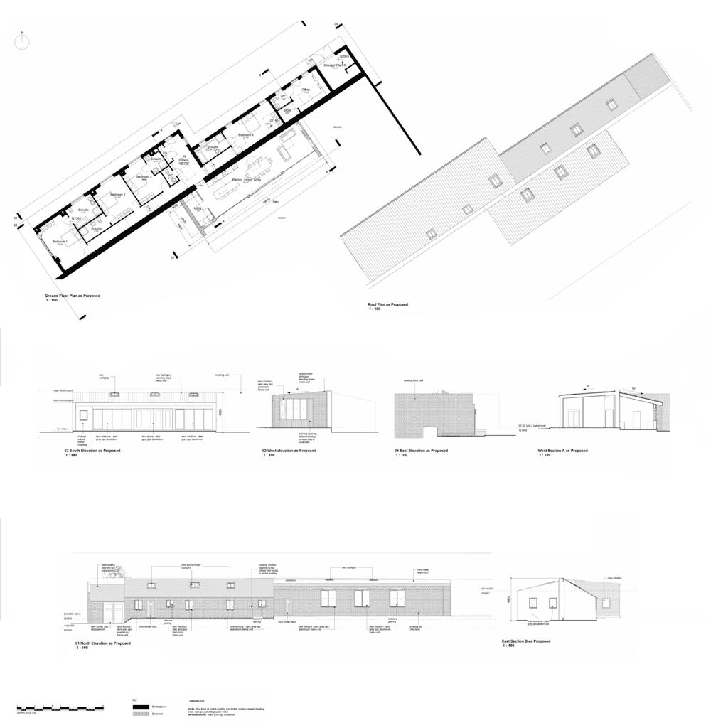 Planning permission granted to convert a traditional brick barn into a home near Bretby 3 Planning Design