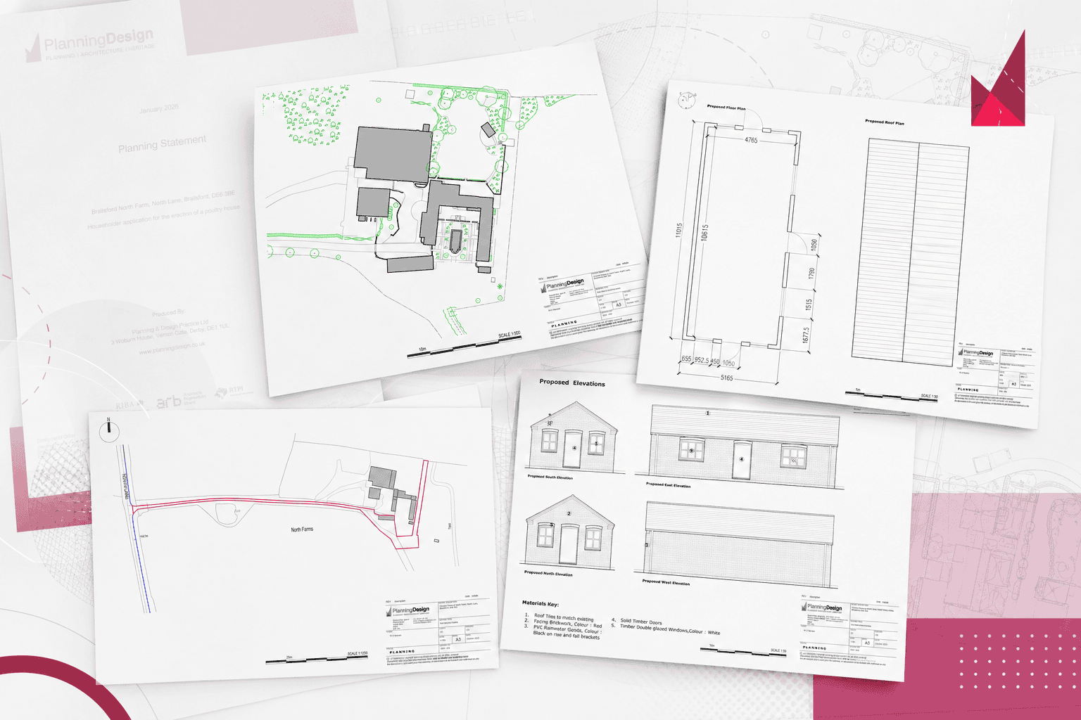 Planning permission granted for a domestic poultry house near Brailsford