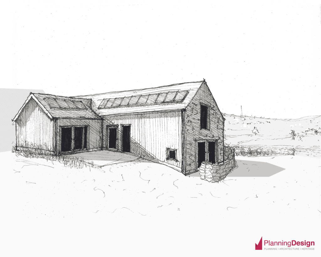 Replacement dwelling approved at a former farmstead near Ashover 4 Planning Design