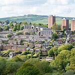 A view across Stannington, Sheffield, showing the mix of housing on the hillside